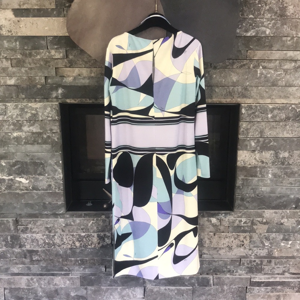 Emilio Pucci belted print dress - Picture 3 of 5
